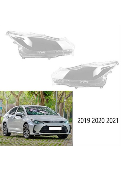 Toyota Corolla 2019 2020 2021 Için Ön Far Kapağı Far Maskesi Kafası Işık Lamba Kabuğu (Yurt Dışından) fiyatları