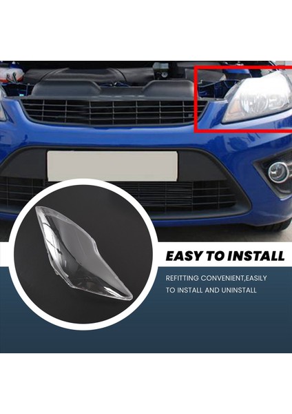 Ford Focus Için 2009-2011 Sol Farlar Kapak Kabuğu Şeffaf Lens Abajar (Yurt Dışından) indirimleri