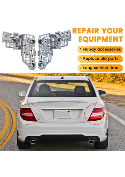 2048202277 2048202577 Mercedes Için LED Kuyruk Lambası Ampul Tutucu Benz W204 C180 C200 C280 C300 C320 C350 C220 C250 C63 (Yurt Dışından) fırsatları