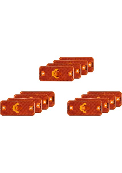 12PCS Araba Tarafı Işık Dönüş Sinyali Göstergesi Iveco Günlük 2006 2007 2008 2009 2011 2011 (Yurt Dışından)