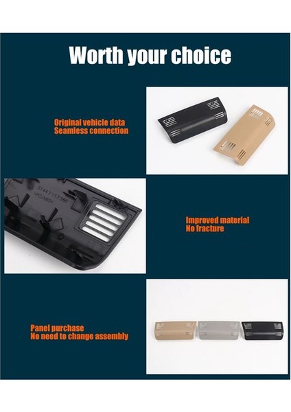 Bej Otomobil Iç Çatı Okuma Lambası Çerçevesi Bmw X1 E84 2009-2015 3 &#39 E91 2005-2012 51448036236 (Yurt Dışından) modelleri