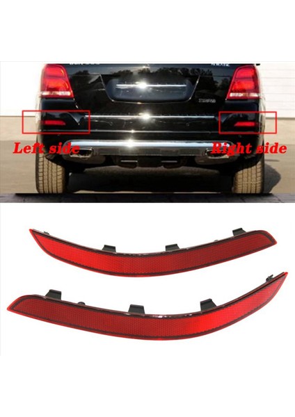 Arka Tampon Reflektör Işık Trim 2048200374 2048200474 Mercedes-Benz Glk Sınıfı GLK250 GLK300 GLK350 L+R 4pcs (Yurt Dışından) fiyatları