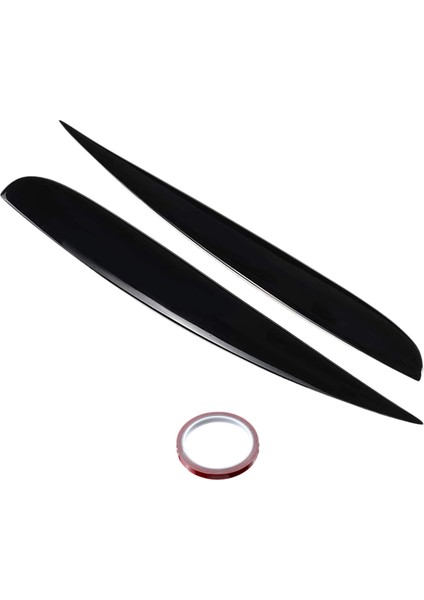 Araç Koruma Kafa Işık Lambası Kaş Göz Kapakları Trim Kapak Vaux Vauxhall Corsa D Vxr 2006-2014 (Yurt Dışından)