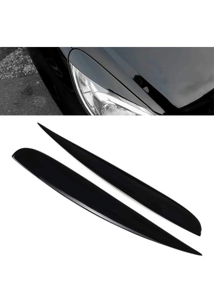 Araç Koruma Kafa Işık Lambası Kaş Göz Kapakları Trim Kapak Vaux Vauxhall Corsa D Vxr 2006-2014 (Yurt Dışından) modelleri