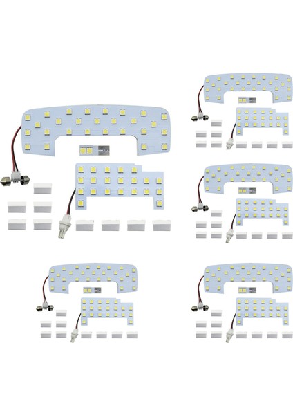 5x LED Araba Çatı Iç Işık Okuma Kabin Harita Lamba Sulları Sül Suzuki Jimny JB64W JB74W 2019 2020 2021 (Yurt Dışından)