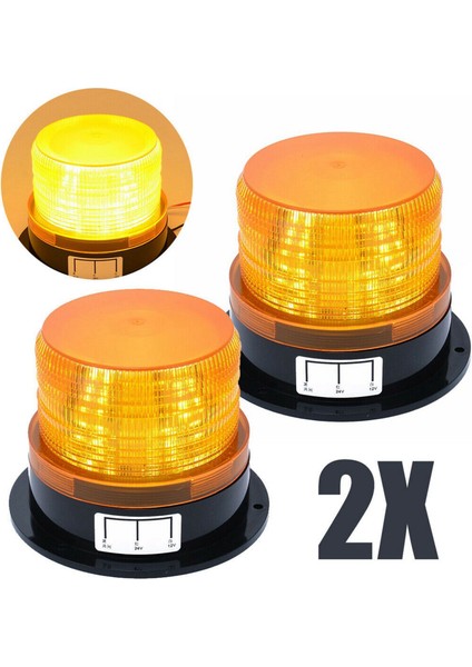 4 x Amber LED Beacon Strobe Acil Durum Yanıp Sönen Hafif Uyarı Lamba Kamyonu 12V 24V (Yurt Dışından) modelleri