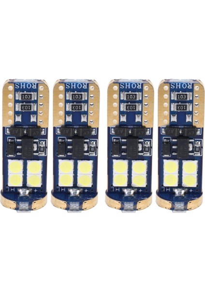 T10 168 LED Araba Ampulü 12PCS 194 W5W 12-Smd 3030 Yonga Seti LED Ampul Kanbusu Araba Iç Kubbe Haritası Cb T10-12SMD-3030 (Yurt Dışından) fiyatları