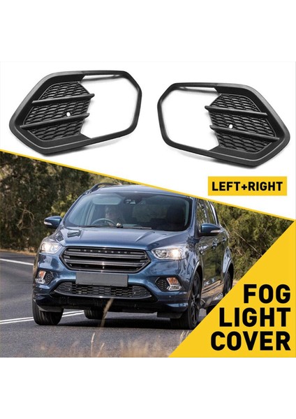 1 Çift Ön Tampon Sis Lambası Çerçeve Izgara Kapağı F01039178 Ford Kaçış Kuga 2017-2019 (Yurt Dışından) fırsatları