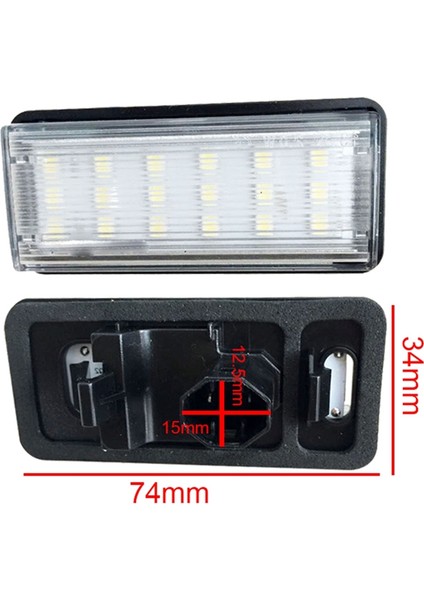 Toyota Land Cruiser / Lexus GX470 81270-60330 Için 2x Araba Plakası Işık Plakası Işığı (Yurt Dışından) fırsatları