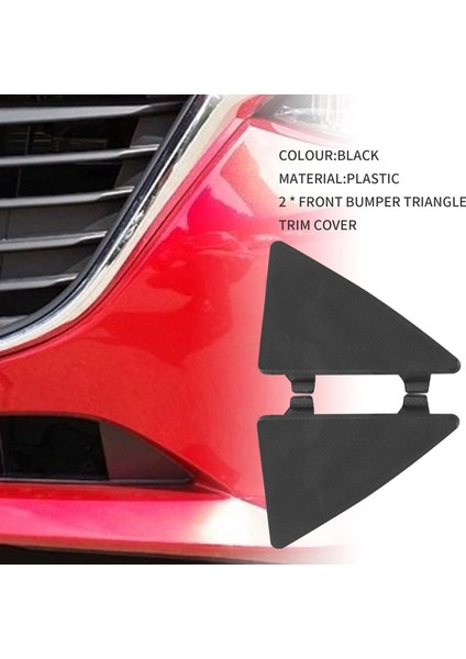 Araba Ön Tampon Üçgen Trim Kapak Kapağı Mazda 3 Axela 2014-2016 BHN1-50-101 BHN1-50-102 (Yurt Dışından) indirimleri