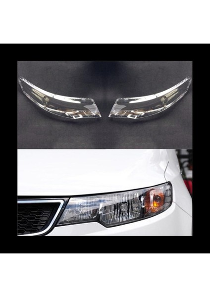 Kia Cerato Için 2x/forte 2009 2010 2011 2012 2012 2013 Araba Far Kafası Işık Lambası Temiz Lens Otomatik Kabuk Kapağı (Sağ) (Yurt Dışından) modelleri