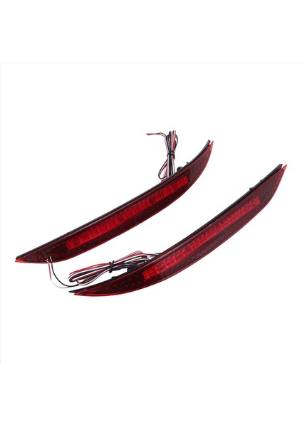2pcs Araba Kırmızı Len LED Arka Tampon Reflektör LED Fren Işık Kuyruk Sis Lambası Kia K3 Cerato Forte 2012-2016 (Yurt Dışından) fiyatları