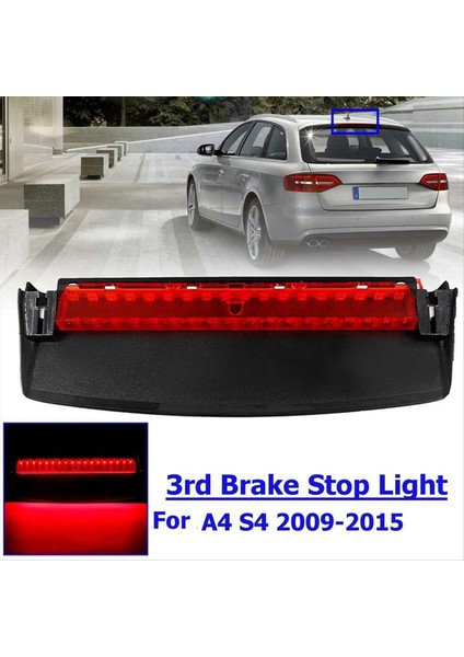 Audi A4 S4 2009-2015 8K5945097 923-230 8KD945097 Için Araba Yüksek Montaj Fren Lambası Arka Durdurma Lambası (Yurt Dışından) modelleri
