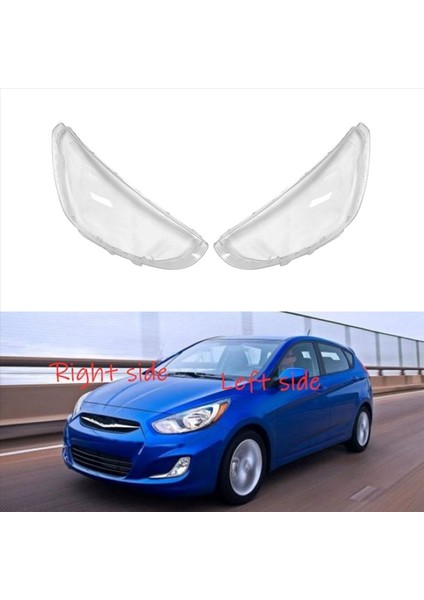 2x Hyundai Accent 2012 2012 2013 2014 Sağ Far Kabuk Lambası Gölgesi Şeffaf Lens Kapak Far Kapağı (Yurt Dışından) fiyatları
