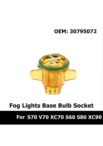 30795072 Sis Farları Taban Ampul Soketi Volvo S70 V70 Için XC70 S60 S80 XC90 (Yurt Dışından) indirimleri