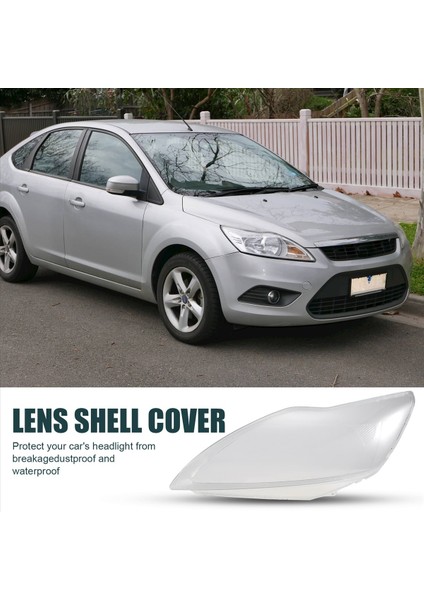 Ford Focus Için 2009 2010 2011 Araç Far Şeffaf Lens Kabuğu Kapağı Otomatik Şeffaf Labbor Far Kabuğu Kafa Işık Lamba Kapağı (Yurt Dışından) indirimleri