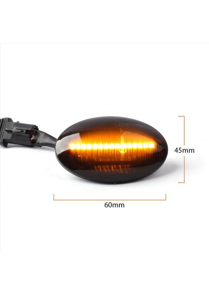 4pcs LED Dinamik Yan Işaretli Işıklar Opel Corsa B Corsa C Astra F Combo B Combo C Için Sinyal Çıkarma Lambaları (Yurt Dışından)