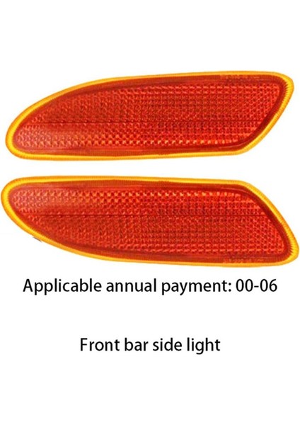 1 Çift Araba Ön Tampon Lh+Rh Yan Işık Mercedes C-Serisi W203 Dönüş Sinyali Işığı 2038200421 2038200321 (Yurt Dışından) indirimleri