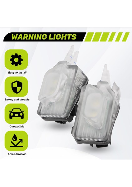 Araba Lh ve Rh Dış Dış Totak Uyarı LED Çevresel Işık Hoş Geldiniz Işık 8W0947133 Audi A4 B9 A5 Q5 Için 8W0947134 (Yurt Dışından) fırsatları
