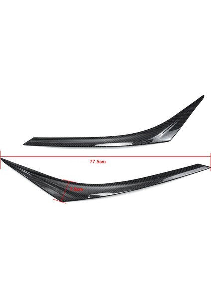 Karbon Fiber Ön Far Kaş Kapağı Toyota Chr Ch-R 2016-18 (Yurt Dışından) indirimleri