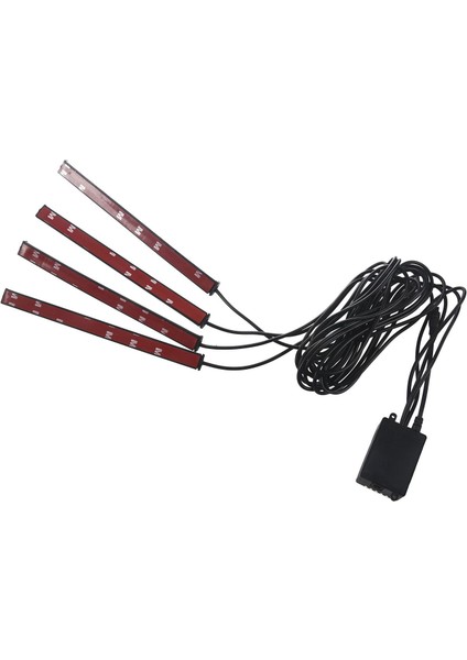 4x 36 LED Araba Suv Iç Dekor Neon Atmosfer Işık Şeridi Müzik Kontrol Renk (Yurt Dışından) modelleri