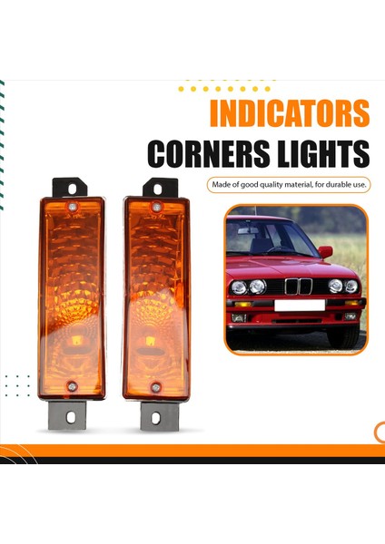2pcs Lh &amp Rh Ön Turn Sinyalleri Göstergeler Bmw 3serıes Için Cornsıon Işıklar E30 1987-1991 63131380965 63131380966 (Yurt Dışından) fırsatları
