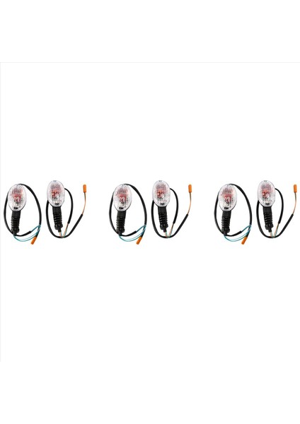 Kawasaki NINJA250R/KLS250SF/S Vn 650 Vulcan Için 6x Turn Sinyal Işığı Gösterge Lambası (Yurt Dışından)