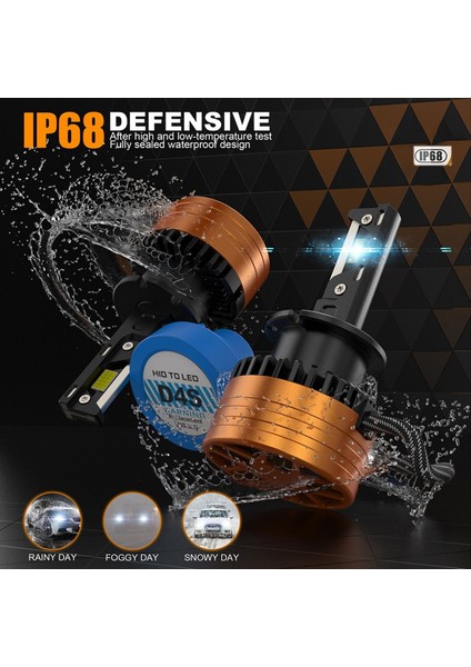 2pcs 110W LED Yeni D Serisi LED LED Far Ampul 10000LM 6500K D4/D4S Için Yüksek Kaliteli V31 (Yurt Dışından) modelleri
