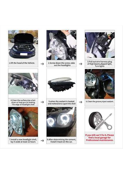 Ford Focus 2012-2015 Için Araba Ön Far Lambası Lamba Koruyucu Döşeme (Yurt Dışından) indirimleri