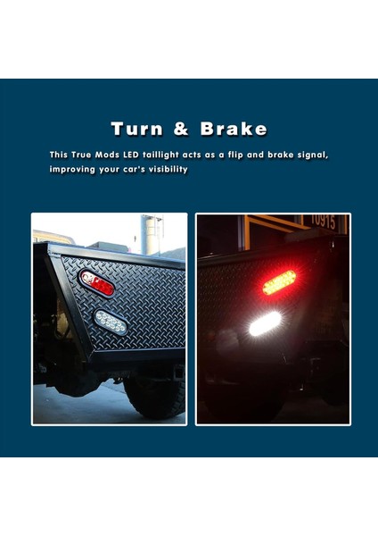 Araba Oval 10LL Ampul Fren Lambaları EKLENTI12V Dönüş Sinyal Işıkları Evrensel Çoğu Araba Kamyon Römork Beyaz (Yurt Dışından) fırsatları