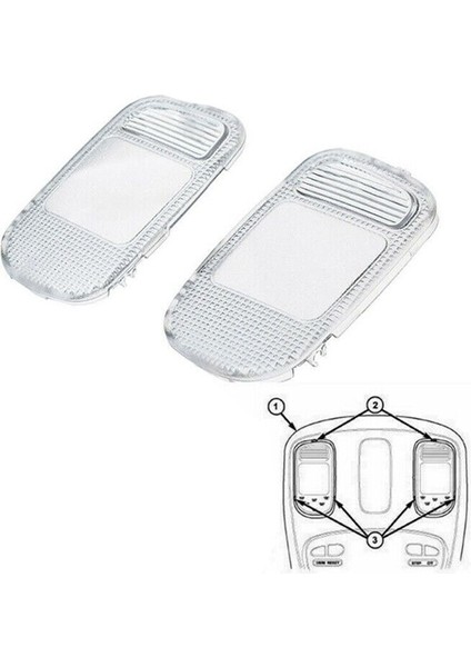 Tepegöz Konsol Kubbe Haritası Ram Için Işık Lens 1500 2500 3500 4500 5500 Tepegöz Konsol Kubbe Haritası Işık Lambası Lens (Yurt Dışından)