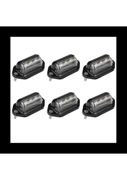 6x LED Plaka Işık Su Geçirmez Plaka Kuyruk Işığı Römorklar Rv Kamyonlar Tekneler (Yurt Dışından) fiyatları