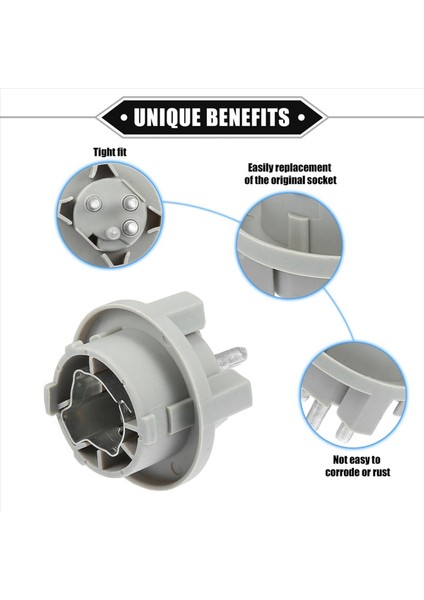 2pcs Turn Sinyal Ampul Base Soket Lambası Mercedes Benz Sl W124 R129 W140 W202 W168 A0008269582 Benz Aksesuarları (Yurt Dışından) fırsatları