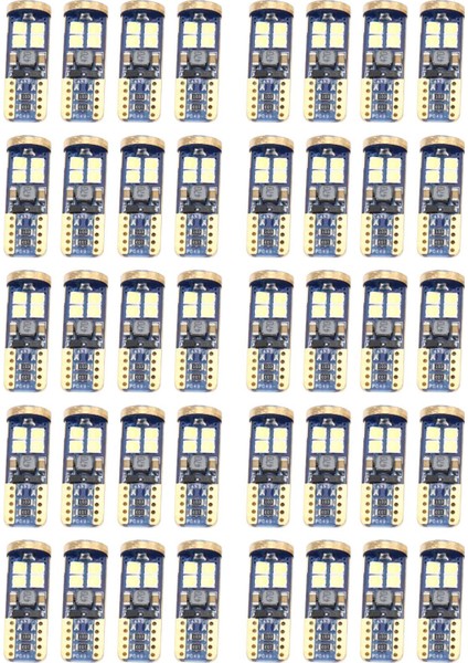T10 168 LED Araba Ampulü 40PCS 194 W5W 12-Smd 3030 Yonga Seti LED Ampul Kanbus Için Araba Iç Kubbe Haritası Kapısı Nezaket Lisansı (Yurt Dışından)