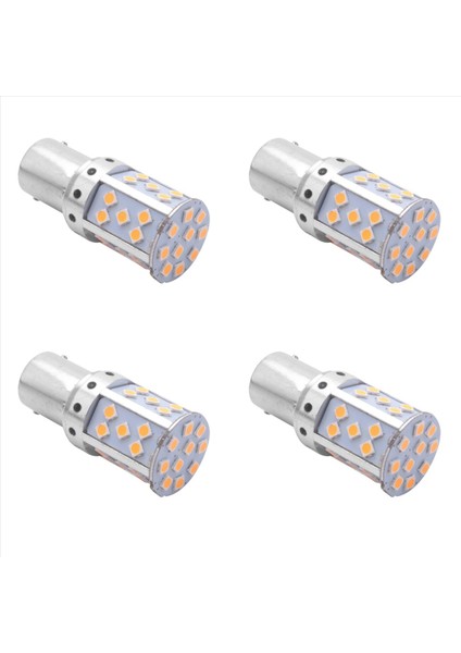 4x 1156 BA15S P21W LED Ampul 3030 35SMD Canbus LED Lamp Araç Deniz Sinyal Işıkları Amber Aydınlatma 12V 24V (Yurt Dışından)