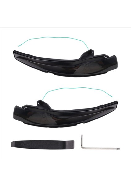 Araba Dinamik Dikiz Aynası Lambası Dönüş Sinyal Işıkları LED Gösterge Işıkları Bicolor Işığı Mercedes Benz W205 W222 W213 (Yurt Dışından) fiyatları