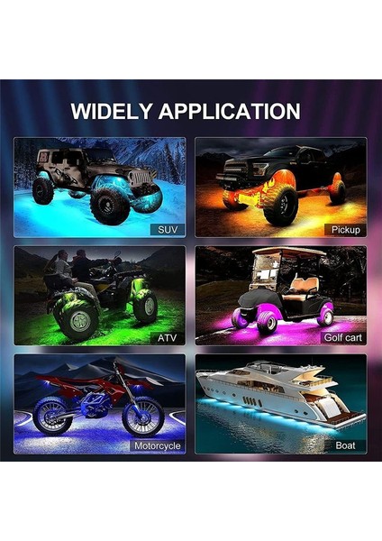 15 LED Renkli Işıklar Araba Işıkları Bir Tow On Işık Araba Işıkları Araç Malzemeleri (Yurt Dışından) modelleri