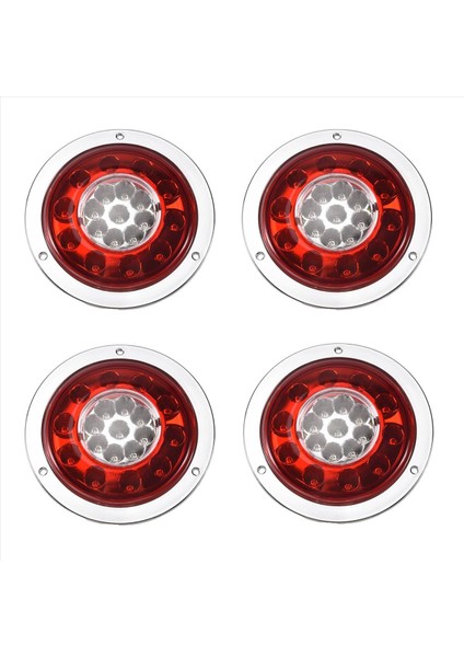 4 Paket 19 Tur 19 LED Arka Durak Işık Tayt Freni Dönüş Sinyal Lambası Römork Kamyonu Minibüsü (Yurt Dışından) indirimleri