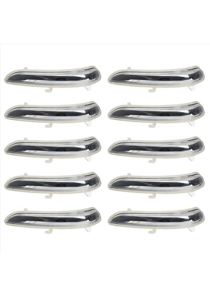 5x Sağ Yan Kanat Kapısı Dikiz Ayna Dönüş Sinyali Göstergesi Işık Lens Kapağı 1607512680 Için Peugeot 208 2008-2017 (Yurt Dışından)