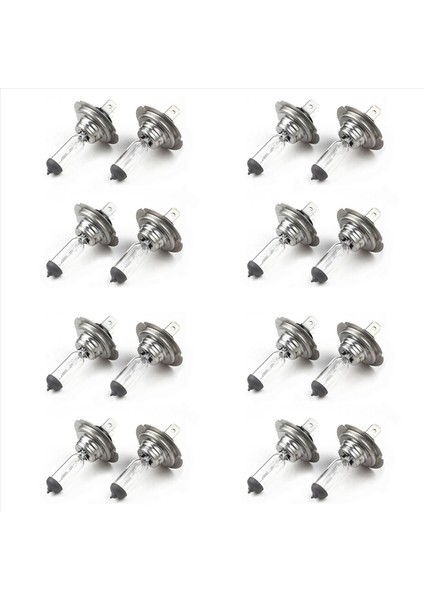 16 x H7 Araba Far Ampulleri 12V / 55W Halojen Standart Lamba Işığı (Yurt Dışından)
