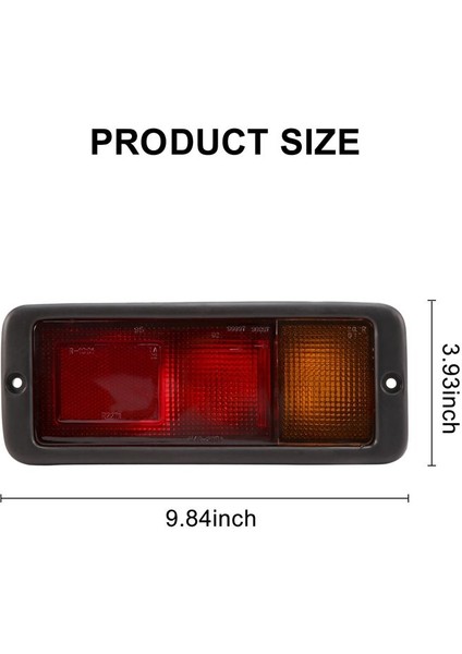 2pcs Arka Kuyruk Işık Tampon Mitsubishi Shogun Pajero 1992-1999 Için Gündüz Sürüş Lambaları (Yurt Dışından)