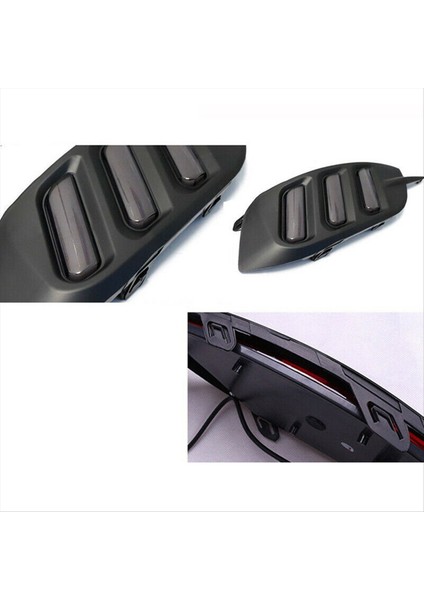 Araba LED Drl Gündüz Koşu Işıkları Arka Tampon Fren Honda Civic Için 10 Gen 2016-2019 Için (Yurt Dışından) fırsatları