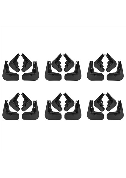 24PCS Byd Dolphin Ea1 2021-2022 Çamurluk Çamur Fleps Çamurluk Çamurlu Çamur Koruma Flep Splash Flaps Aksesuarlar (Yurt Dışından)