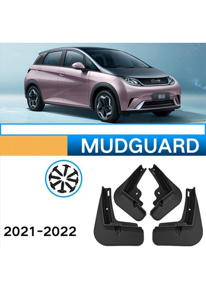 24PCS Byd Dolphin Ea1 2021-2022 Çamurluk Çamur Fleps Çamurluk Çamurlu Çamur Koruma Flep Splash Flaps Aksesuarlar (Yurt Dışından) modelleri