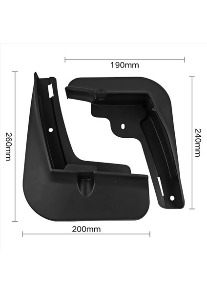 24PCS Byd Dolphin Ea1 2021-2022 Çamurluk Çamur Fleps Çamurluk Çamurlu Çamur Koruma Flep Splash Flaps Aksesuarlar (Yurt Dışından) fırsatları