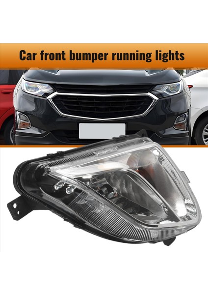 Araba Ön Sol Drl Sis Işığı Chevrolet Equinox 2018-2020 Otomatik Sürüş Lambası Gündüz Çalışan Işık Tampon Lambası (Yurt Dışından) indirimleri