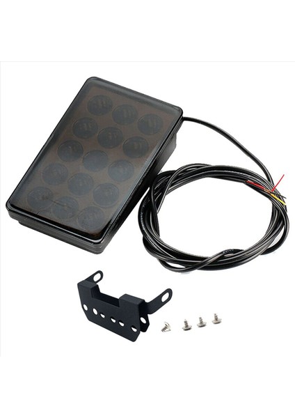 2x LED Araba Fren Lambası 15LED F1 Tarzı Evrensel Kabuk Pilot Işık Araba Arka Spoyler LED Fren Kuyruğu Açık Siyah Kabuk (Yurt Dışından) fırsatları