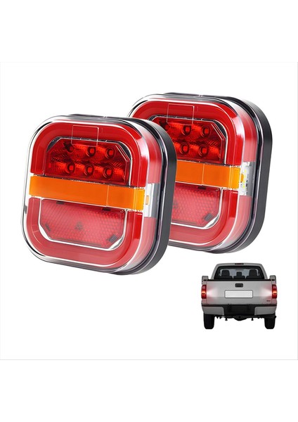 2pcs Römork Kuyruk Işıkları 12V 24V Kamyon LED Park Lambası Römork Arabası Yan Işık Van Işaretleme Aydınlatma Dönüş Sinyali (Yurt Dışından) indirimleri