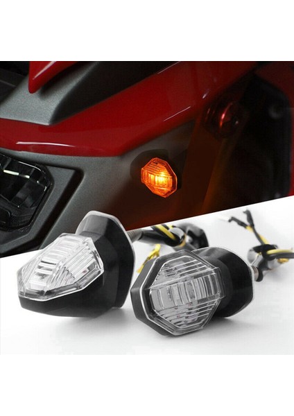 4pcs Evrensel Motosiklet Dönüş Sinyal Göstergesi Işık Lamba Ampulleri Siyah Amber 12V (Yurt Dışından) fırsatları