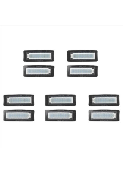 Mercedes-Benz Akıllı Fortwo W450 W451 Için 5x 2x Araba LED Plaka Plaka Limanı Işık (Yurt Dışından)